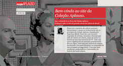 Desktop Screenshot of aplauso.imprensaoficial.com.br